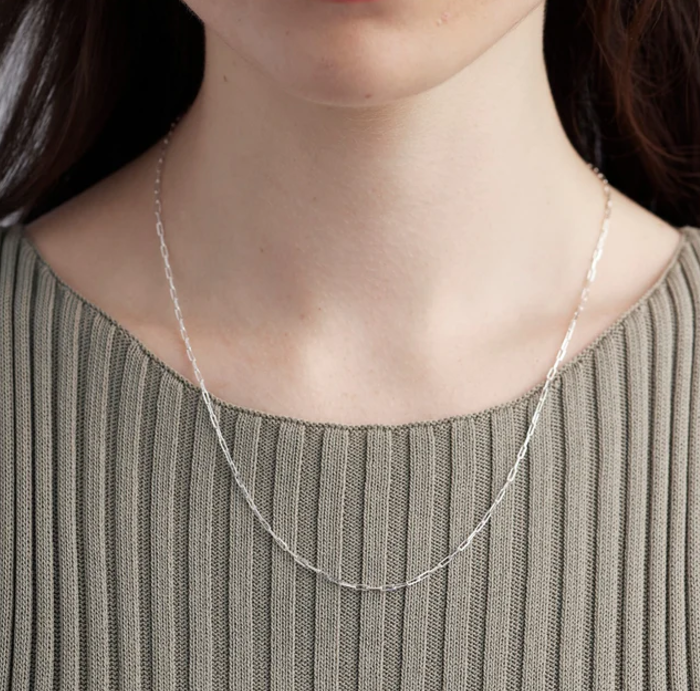 Paper Clip Chain Necklace - Toni May