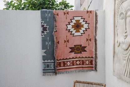 Reign & Sol Boho Rug/Throw - Made from 100% recycled cotton