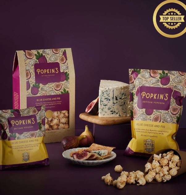 Popkins Popcorn Blue Cheese & Fig