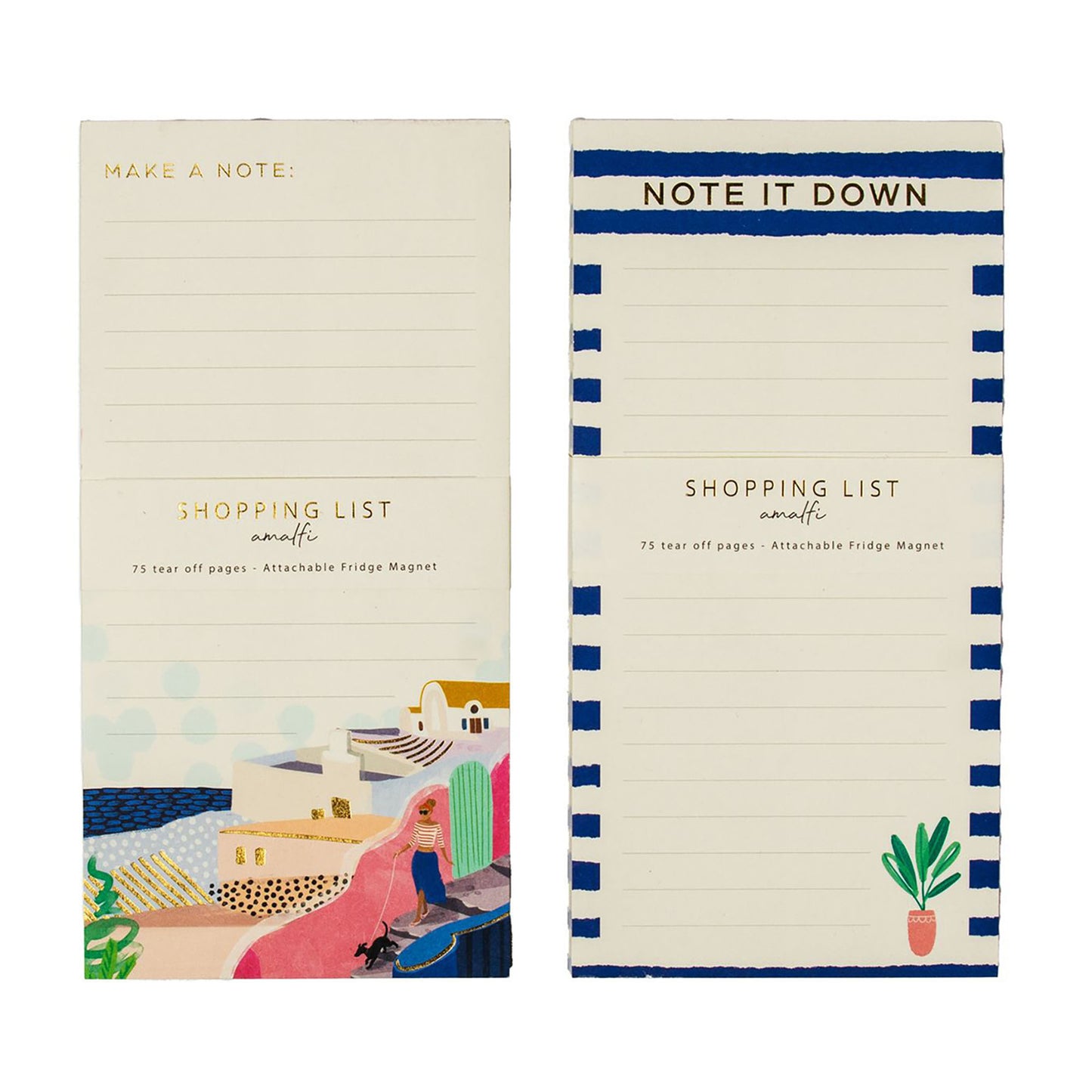 Amalfi Shopping List Assorted Designs - Diesel & Dutch