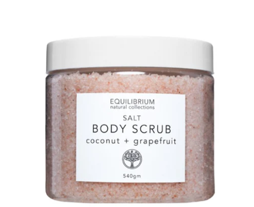 Natural Body Scrub Salt - Coconut & Grapefruit - Equilibrium Natural Collections