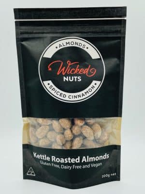 Wicked Nuts Spiced Cinnamon Almonds 100g